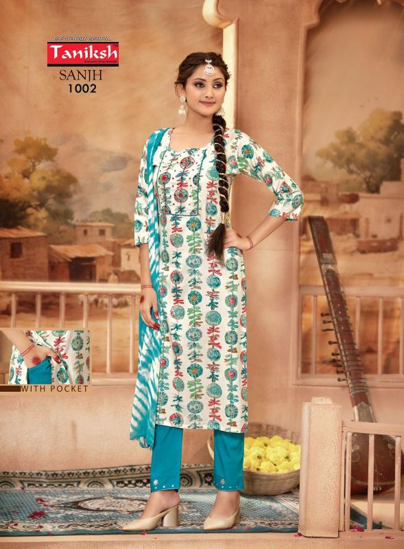 TANIKSH SANJH vol -1 Kurti Wholesale catalog