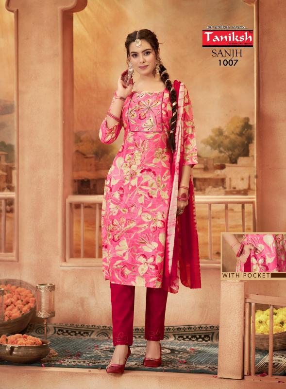 TANIKSH SANJH vol -1 Kurti Wholesale catalog