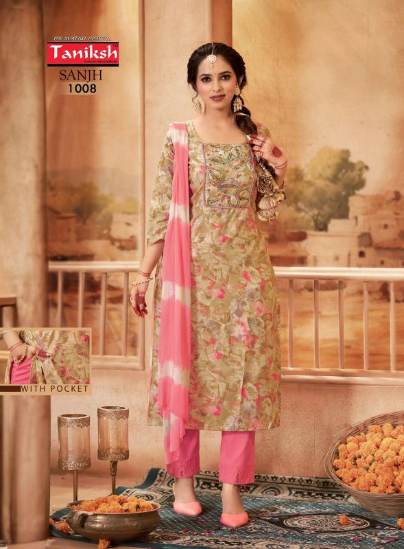 TANIKSH SANJH vol -1 Kurti Wholesale catalog