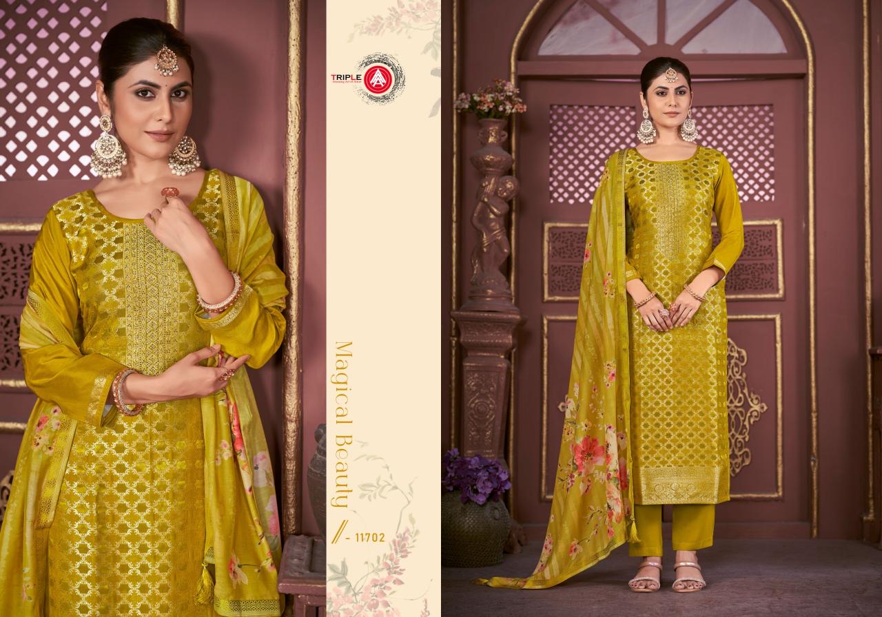 Triple Aaa Kaaveri Muslin Designer Salwar Suits Wholesale catalog