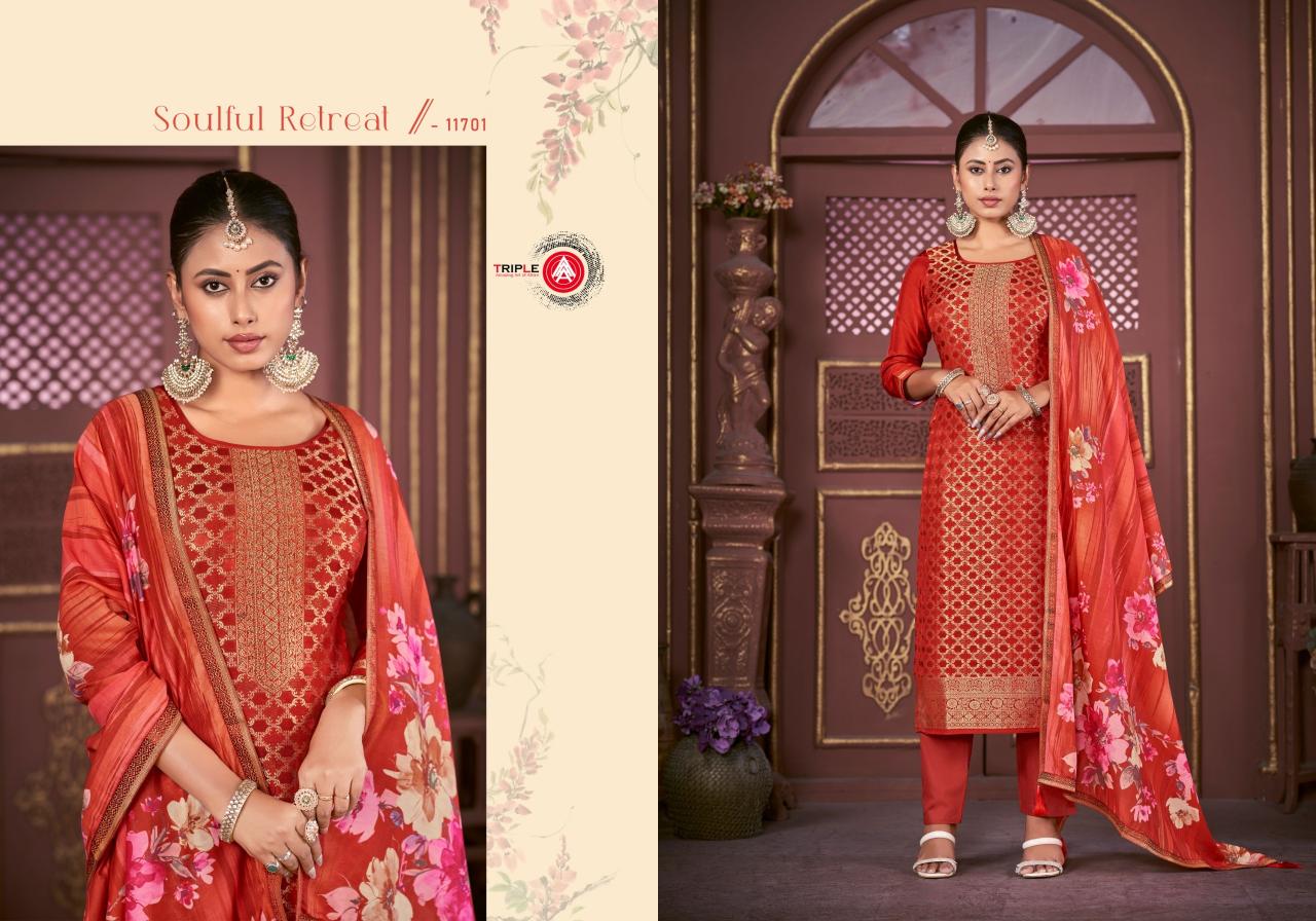 Triple Aaa Kaaveri Muslin Designer Salwar Suits Wholesale catalog