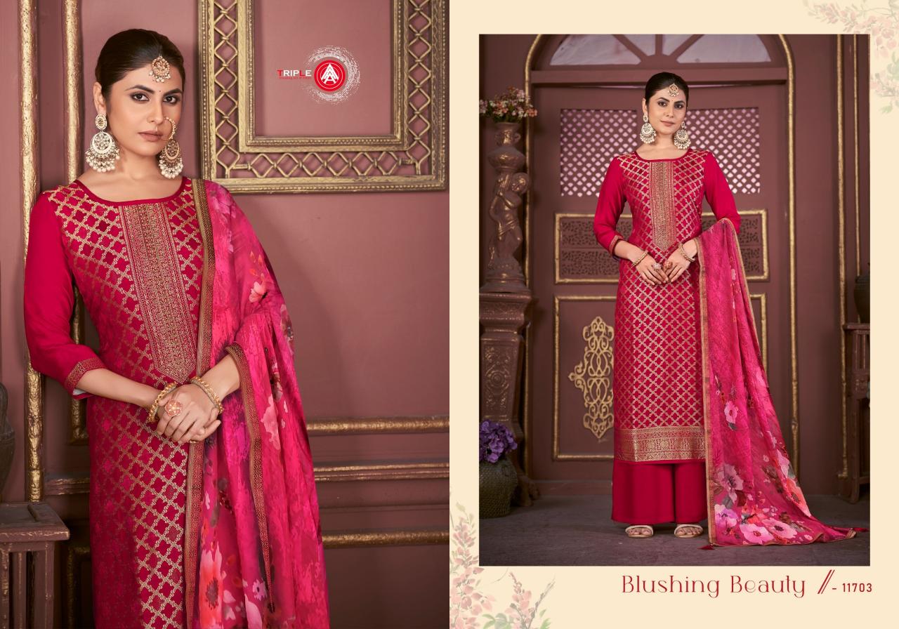 Triple Aaa Kaaveri Muslin Designer Salwar Suits Wholesale catalog