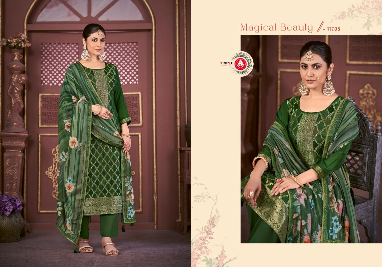 Triple Aaa Kaaveri Muslin Designer Salwar Suits Wholesale catalog
