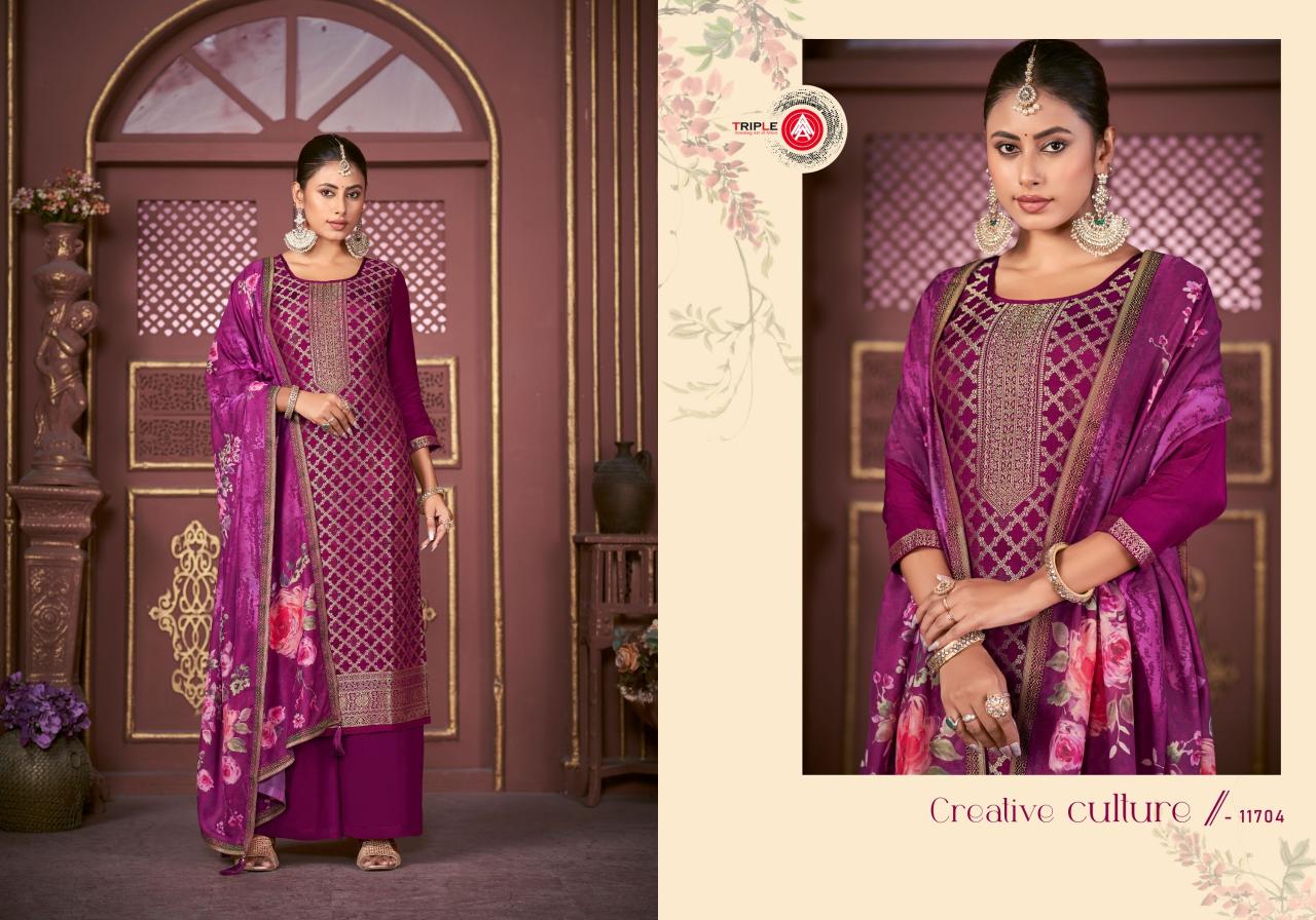 Triple Aaa Kaaveri Muslin Designer Salwar Suits Wholesale catalog