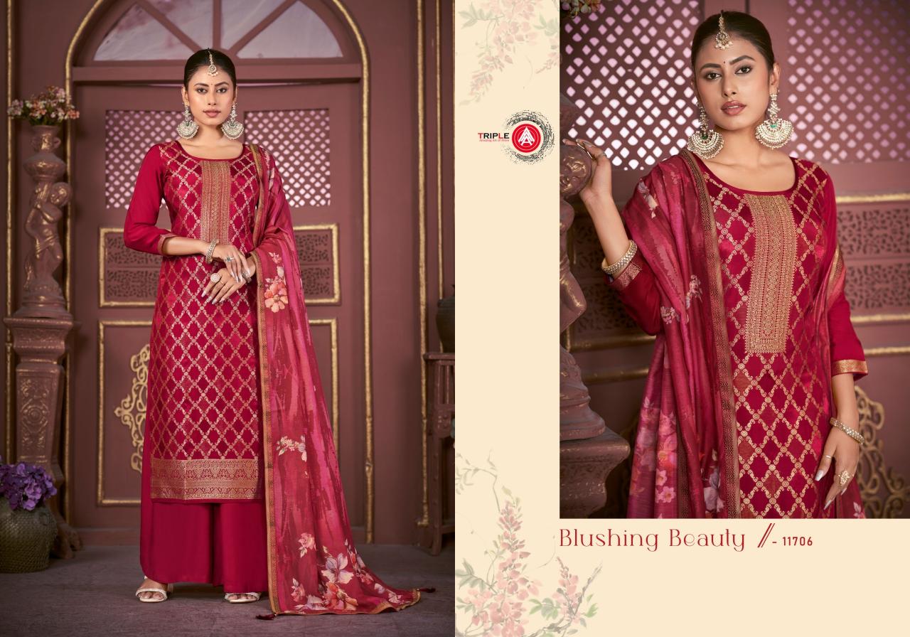 Triple Aaa Kaaveri Muslin Designer Salwar Suits Wholesale catalog