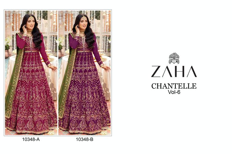 Zaha Chantelle Vol 6 Salwar Kameez Wholesale catalog