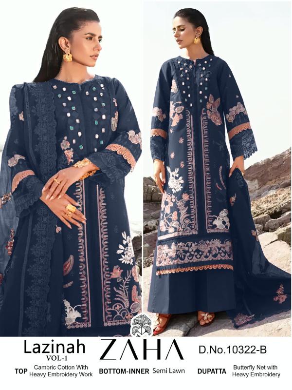 Zaha Lazinah Vol 1 Salwar Kameez Wholesale catalog