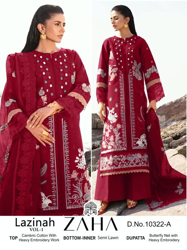 Zaha Lazinah Vol 1 Salwar Kameez Wholesale catalog