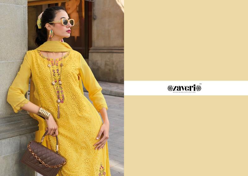 Zaveri presents MARUEL Salwar Kameez Wholesale catalog