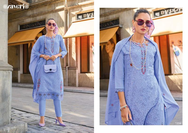 Zaveri presents MARUEL Salwar Kameez Wholesale catalog