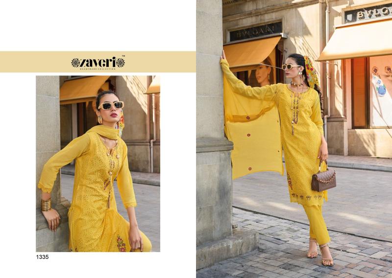 Zaveri presents MARUEL Salwar Kameez Wholesale catalog