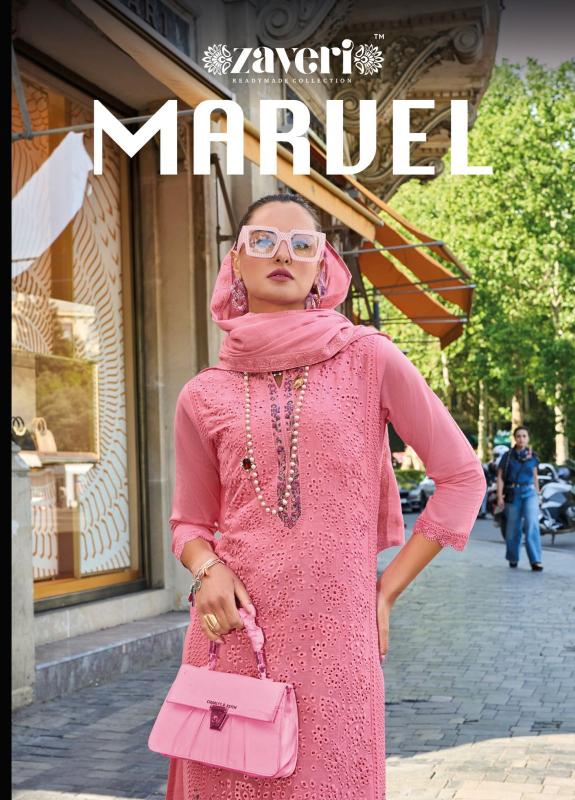 Zaveri presents MARUEL Salwar Kameez Wholesale catalog
