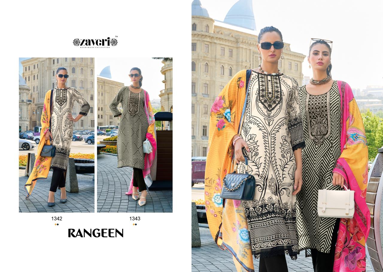 Zaveri presents RANGEEN Salwar Kameez Wholesale catalog