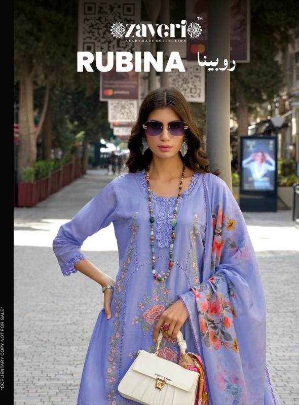 Zaveri presents RUBINA Salwar Kameez Wholesale catalog