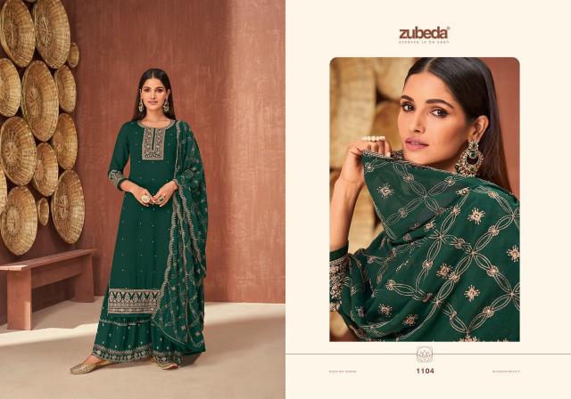 Zubeda Rauzan Georgette Salwar Kameez Wholesale catalog
