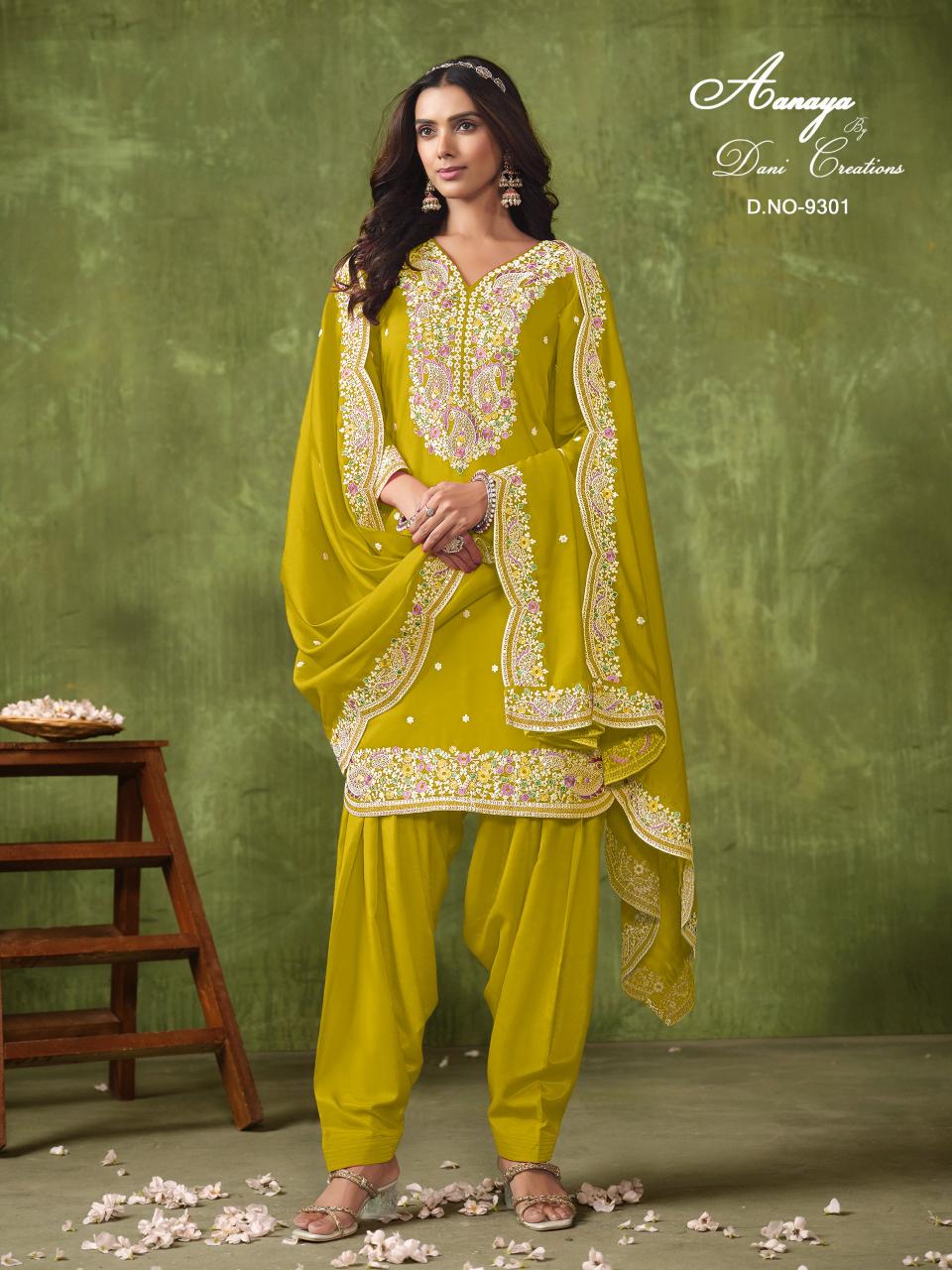 Aanaya Vol 193 Chanderi Silk Designer Salwar Suit Wholesale catalog