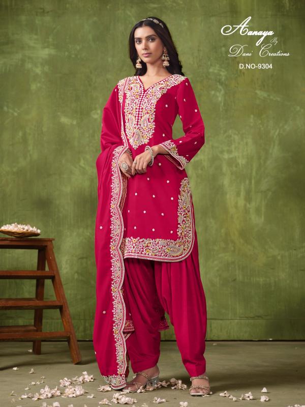 Aanaya Vol 193 Chanderi Silk Designer Salwar Suit Wholesale catalog