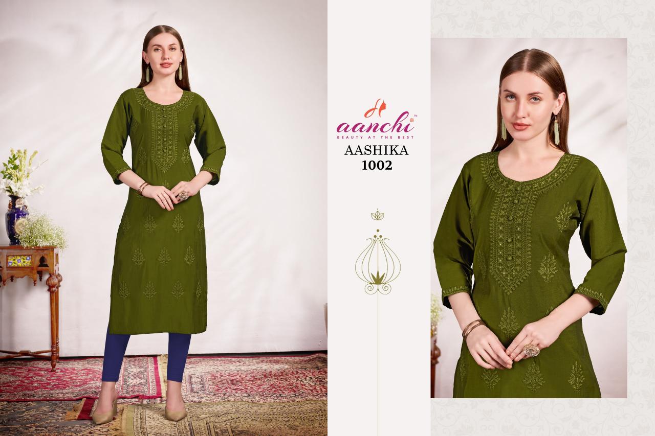 Aanchi AASHIKA KURTI wholesale catalog