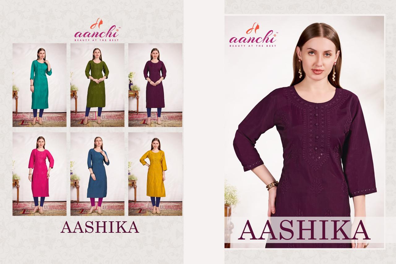 Aanchi AASHIKA KURTI wholesale catalog