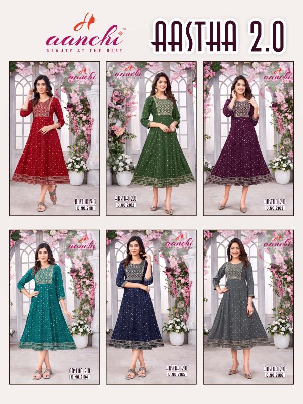 Aanchi AASTHA-2.0 KURTI wholesale catalog