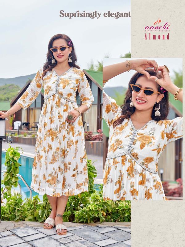 Aanchi ALMOND KURTI wholesale catalog