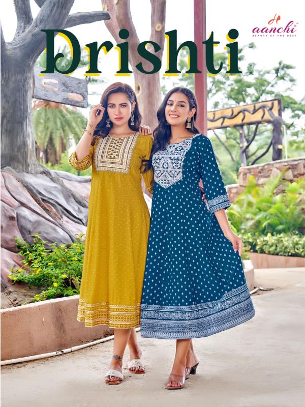 Aanchi DRISHTI Kurti Wholesale catalog