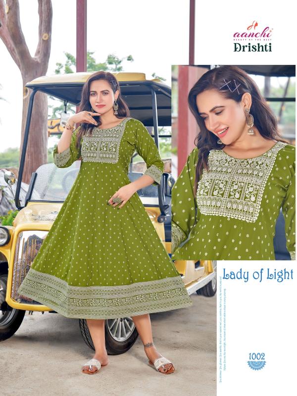 Aanchi DRISHTI Kurti Wholesale catalog