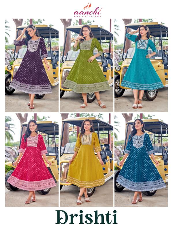 Aanchi DRISHTI Kurti Wholesale catalog