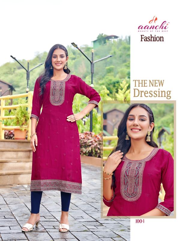 Aanchi FASHION kurti wholesale catalog