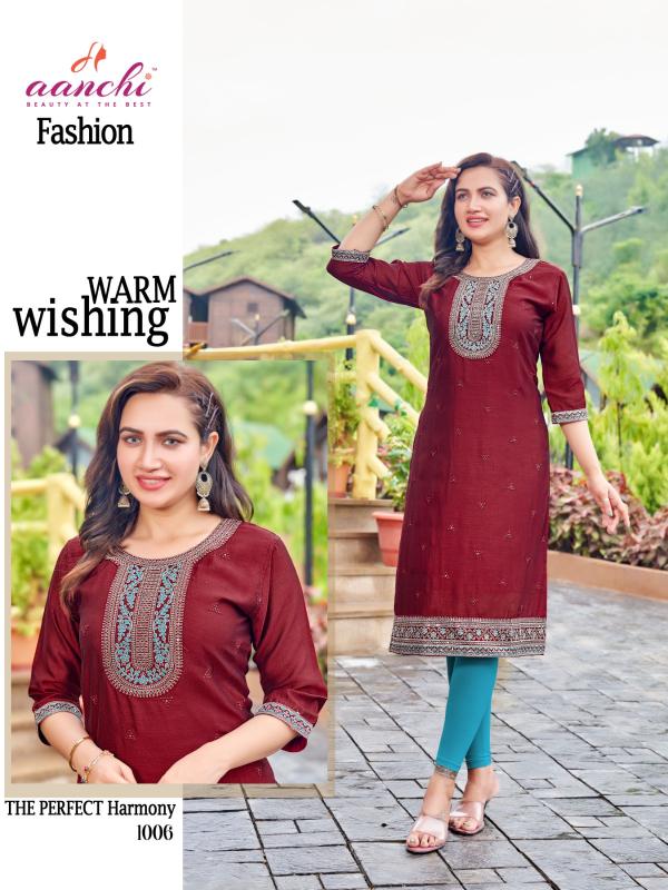 Aanchi FASHION kurti wholesale catalog