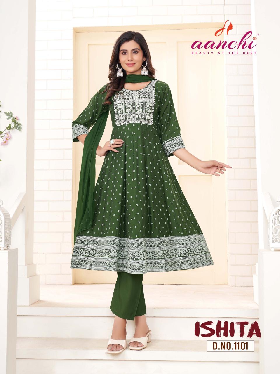 Aanchi ISHITA Kurti Wholesale catalog