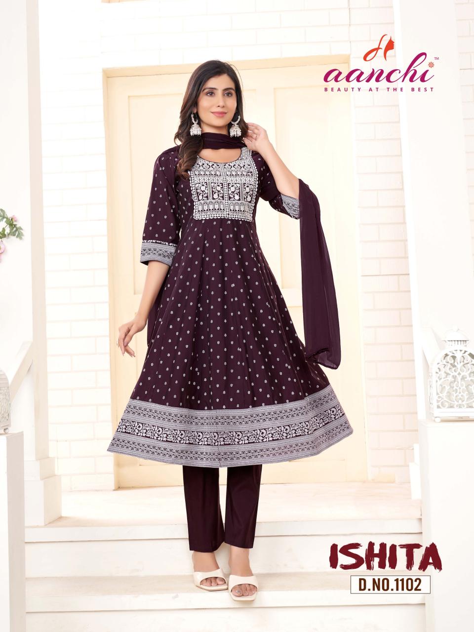 Aanchi ISHITA Kurti Wholesale catalog