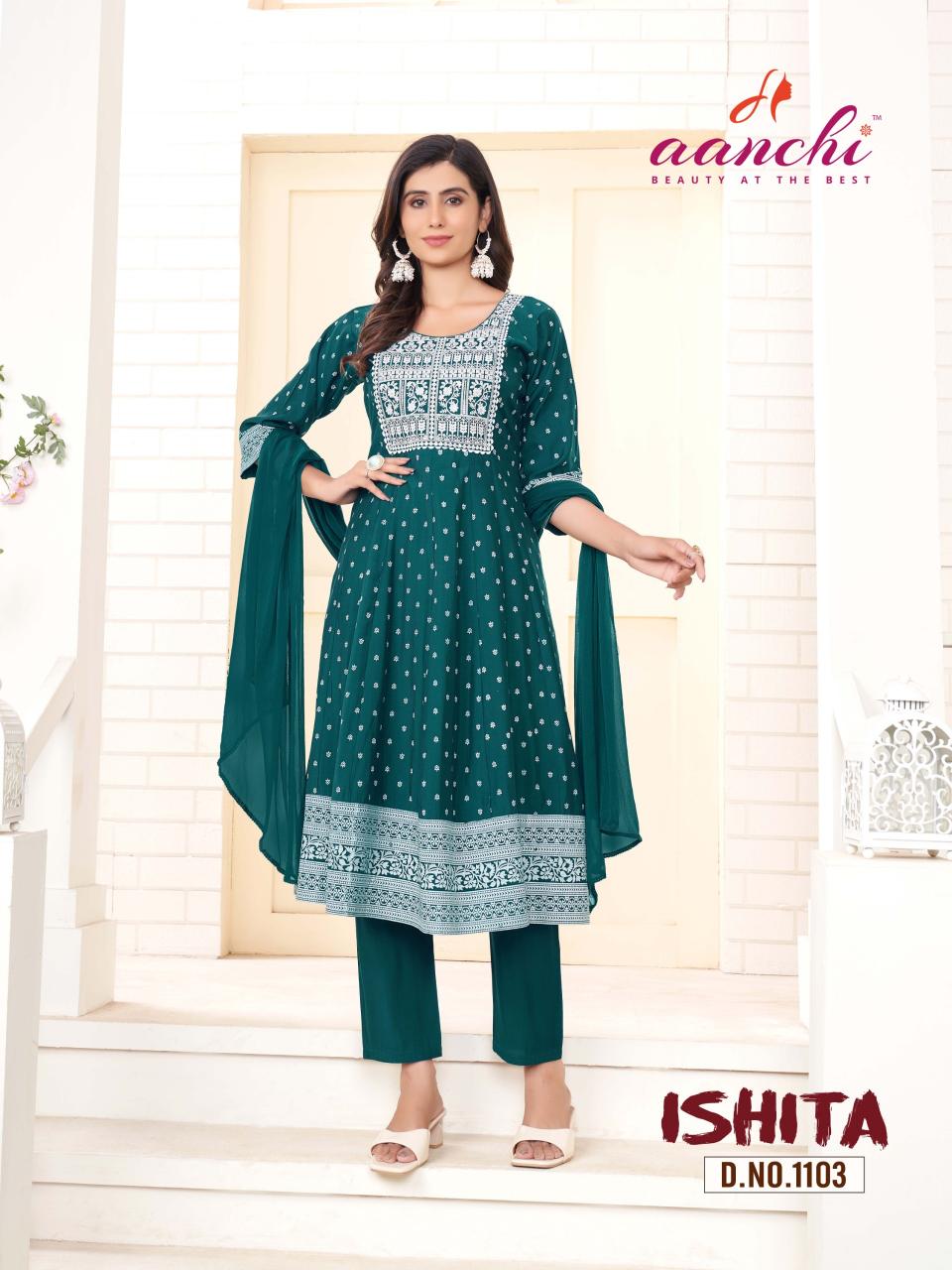 Aanchi ISHITA Kurti Wholesale catalog