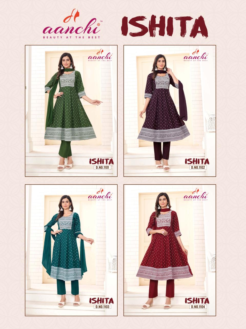Aanchi ISHITA Kurti Wholesale catalog
