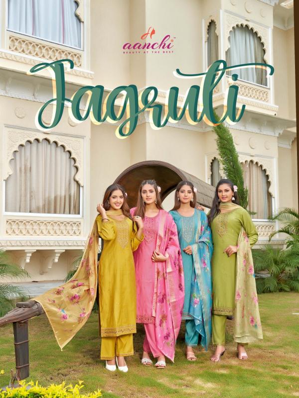 Aanchi JAGRUTI KURTI Wholesale catalog
