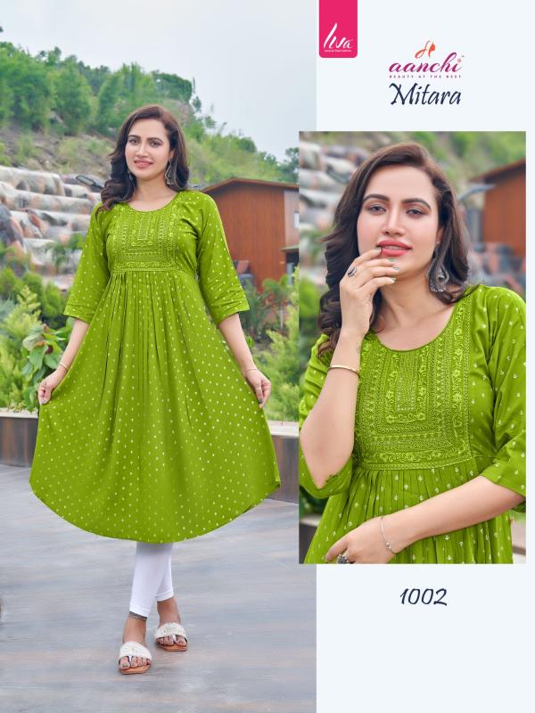 Aanchi MITARA Kurti Wholesale catalog