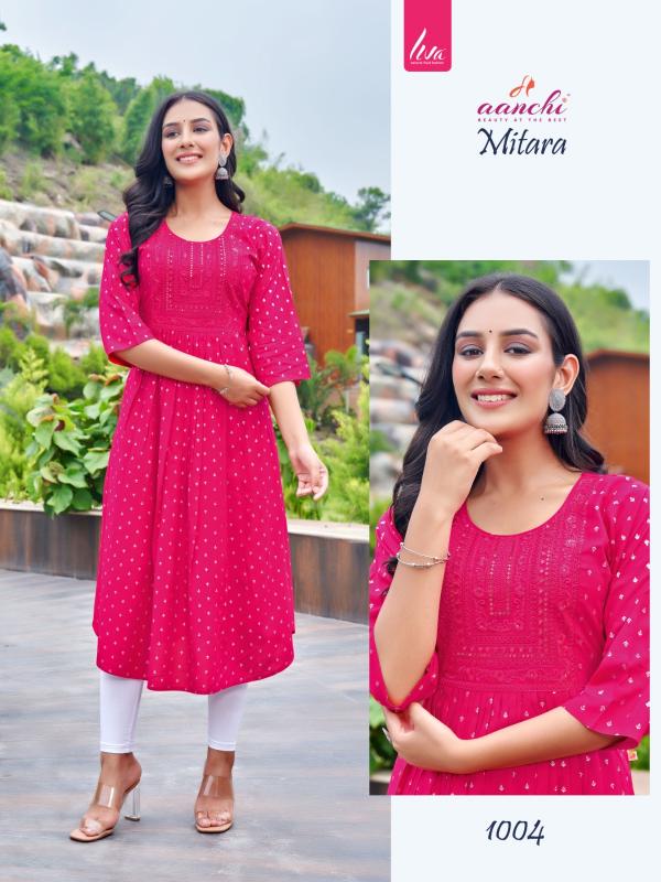 Aanchi MITARA Kurti Wholesale catalog