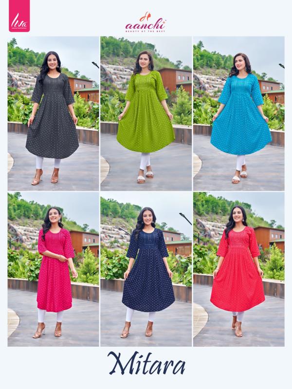 Aanchi MITARA Kurti Wholesale catalog