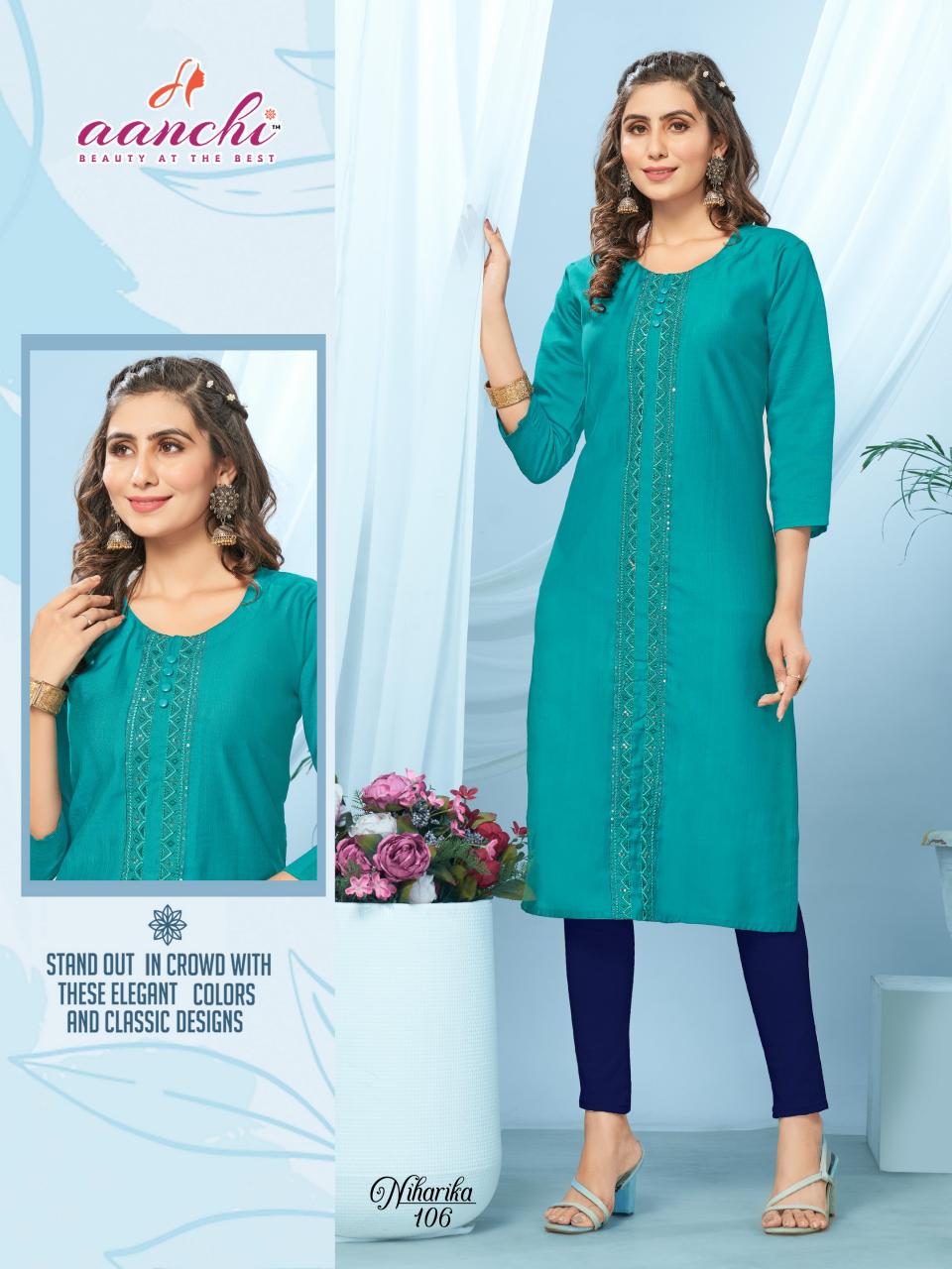 Aanchi NIHARIKA KURTI Wholesale catalog