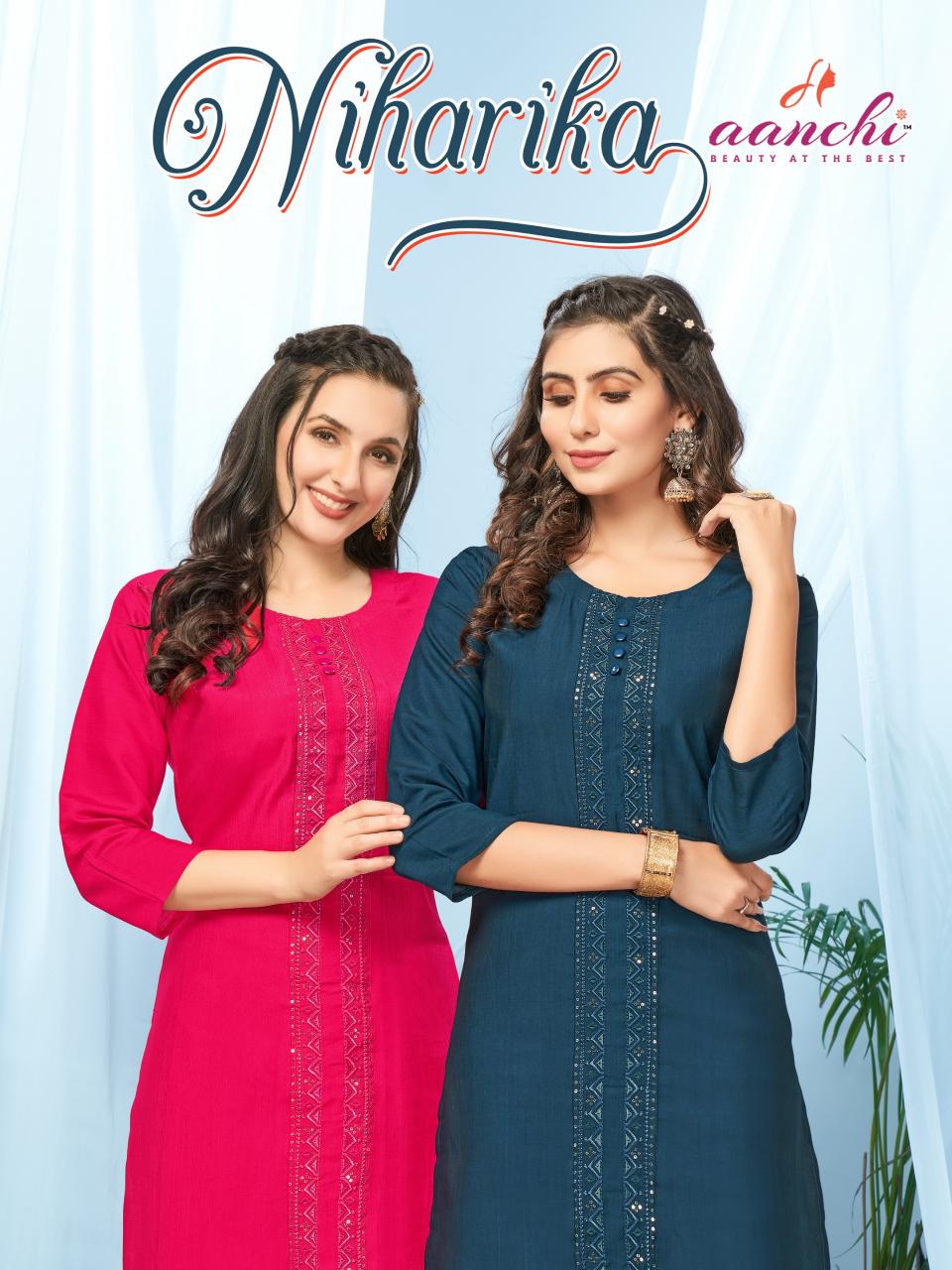 Aanchi NIHARIKA KURTI Wholesale catalog