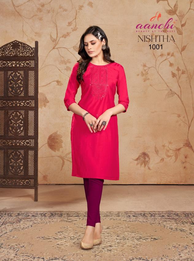 Aanchi NISHTHA Kurti Wholesale catalog