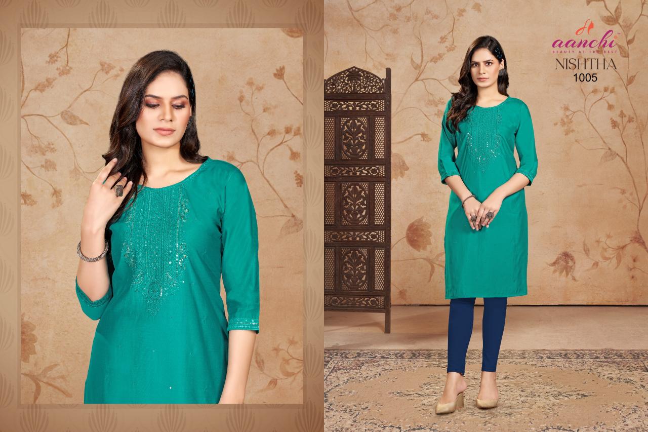 Aanchi NISHTHA Kurti Wholesale catalog