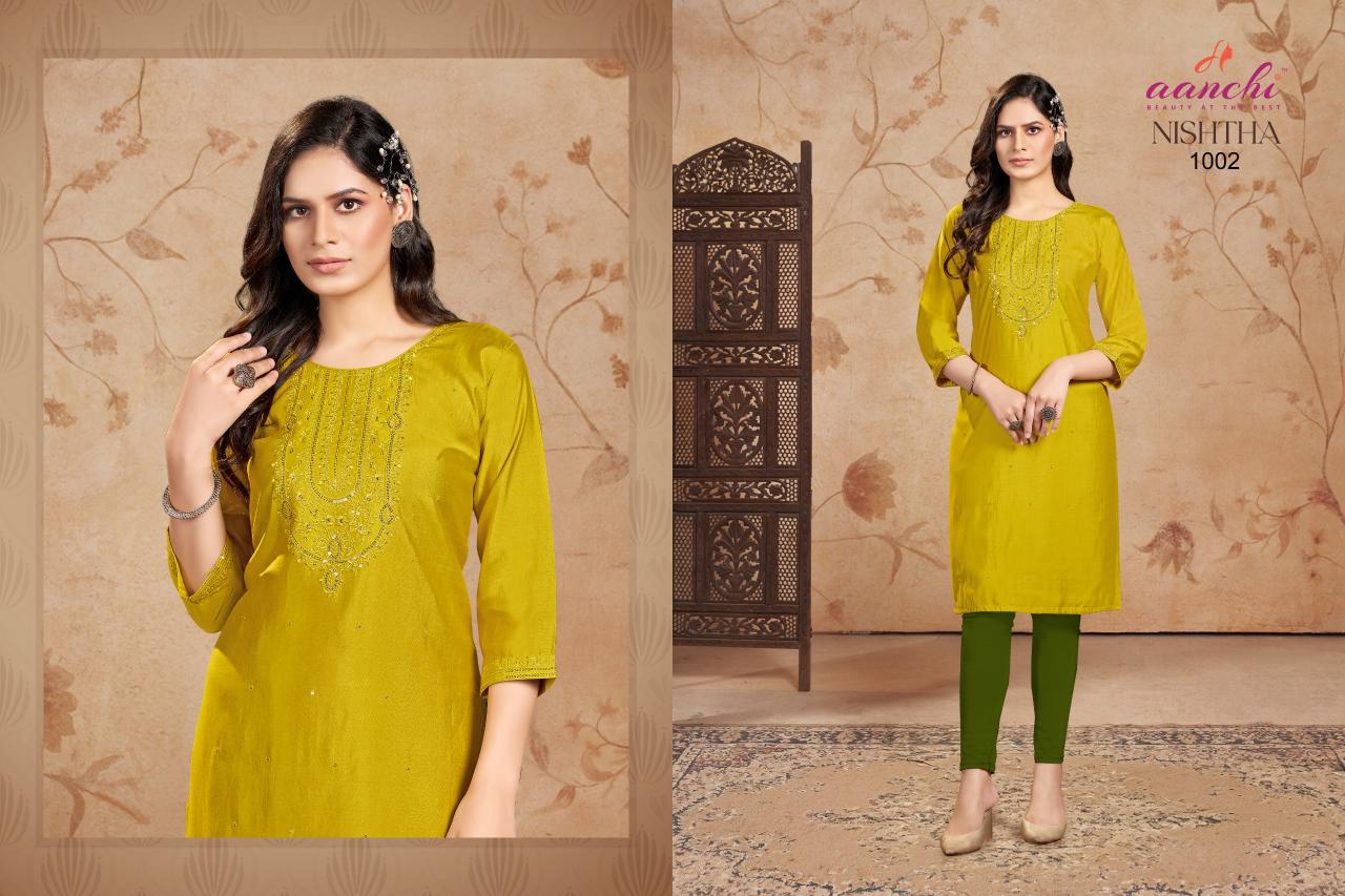 Aanchi NISHTHA Kurti Wholesale catalog