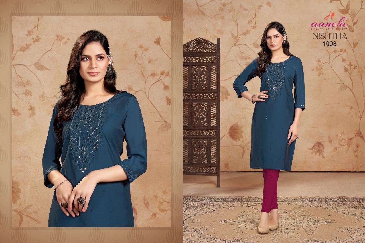Aanchi NISHTHA Kurti Wholesale catalog