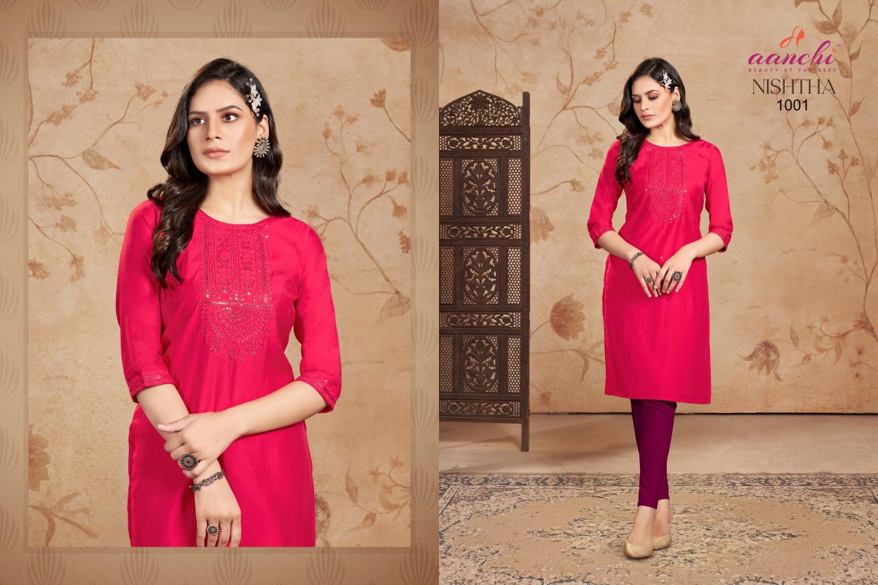 Aanchi NISHTHA Kurti Wholesale catalog
