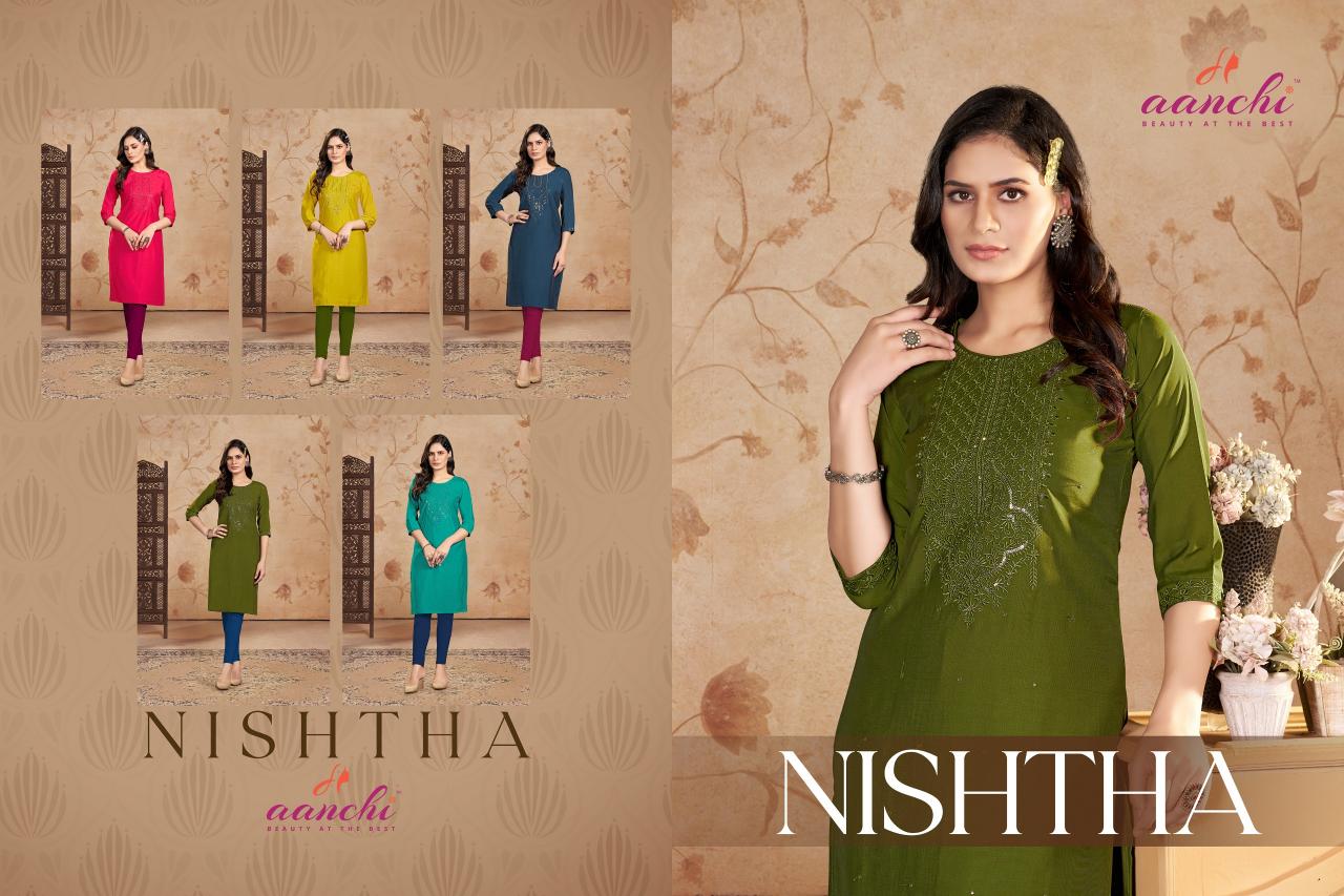Aanchi NISHTHA Kurti Wholesale catalog