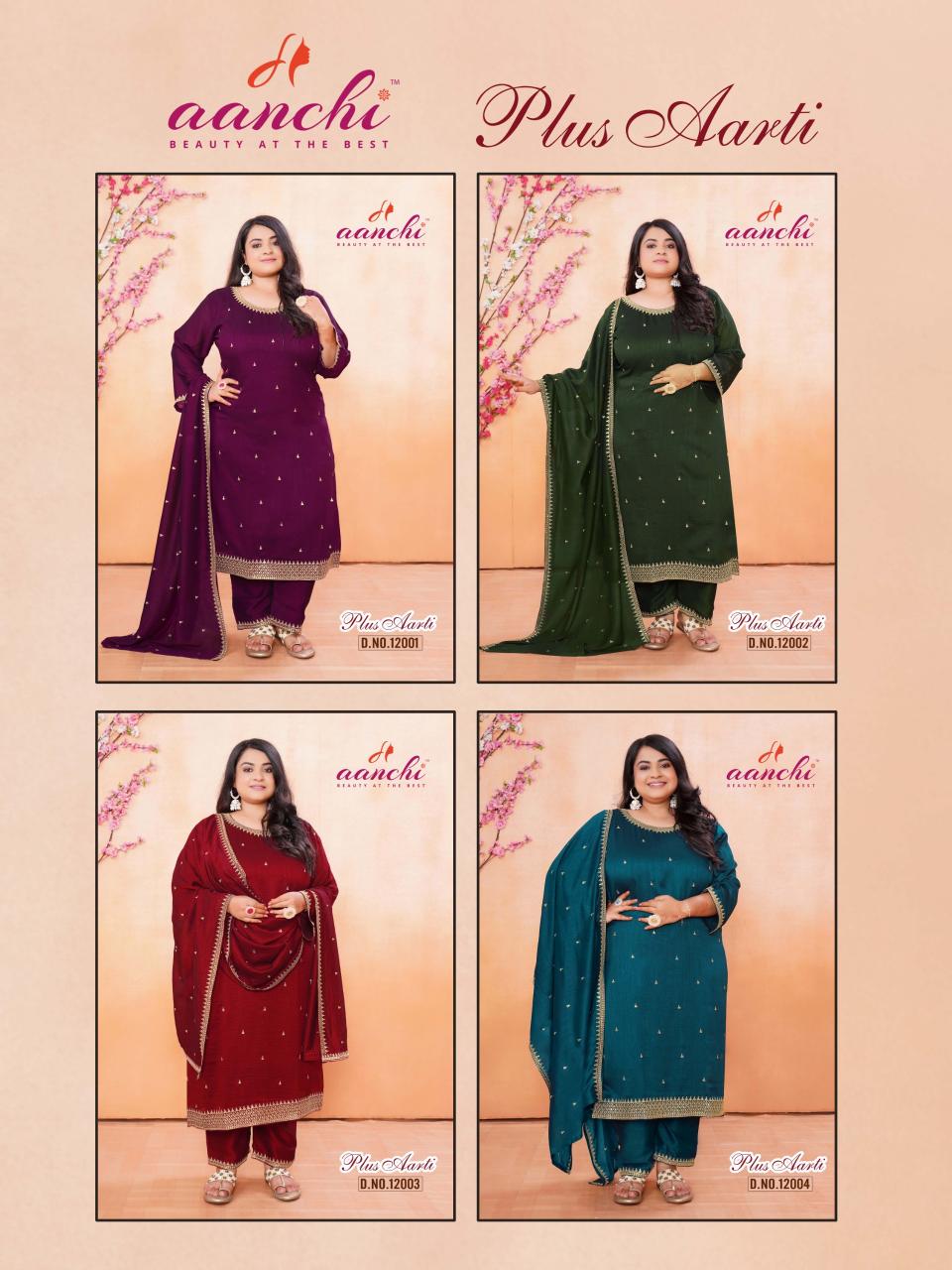Aanchi PLUS AARTI KURTI wholesale catalog