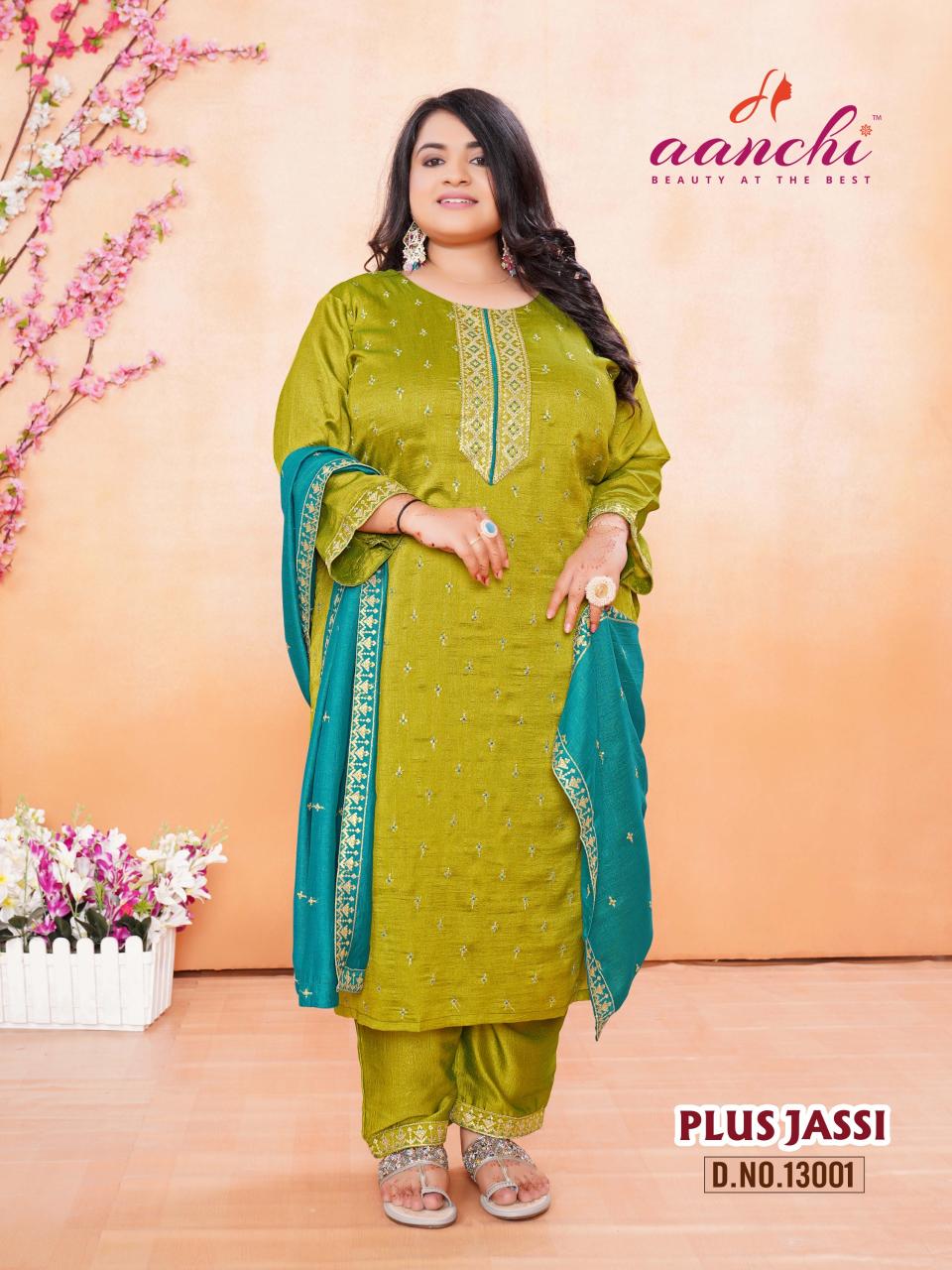 Aanchi PLUS JASSI KURTI Wholesale catalog