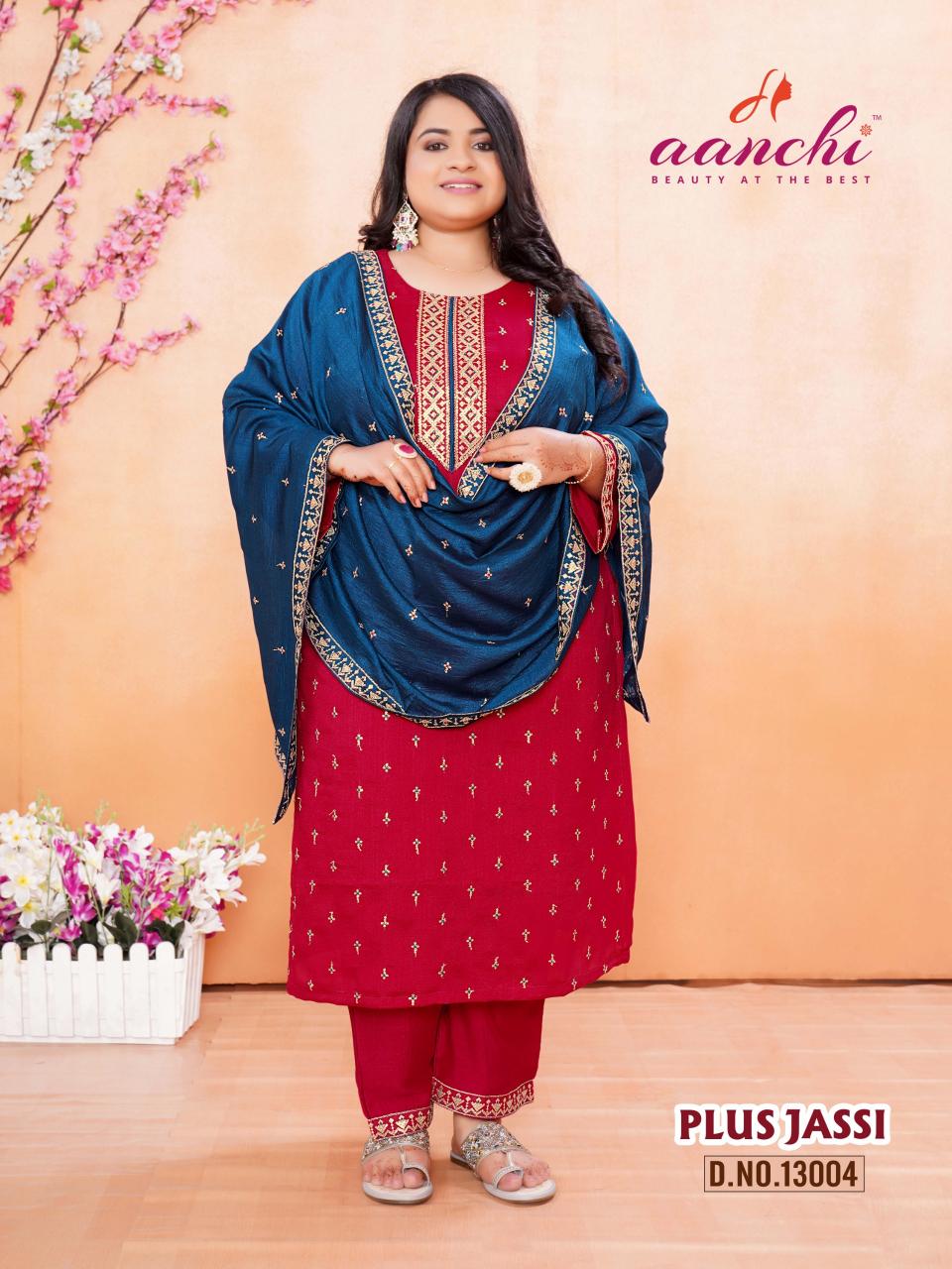 Aanchi PLUS JASSI KURTI Wholesale catalog