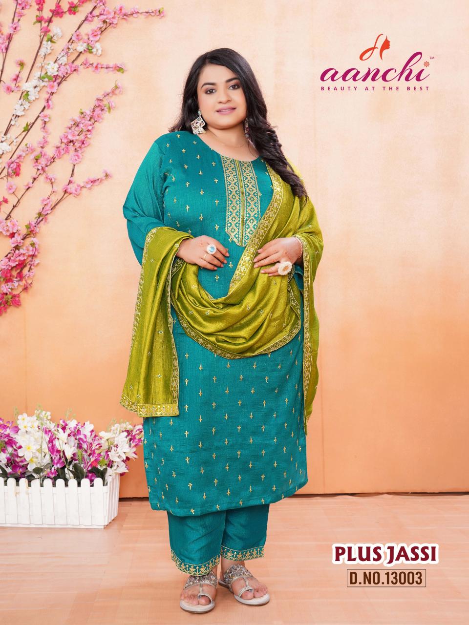 Aanchi PLUS JASSI KURTI Wholesale catalog